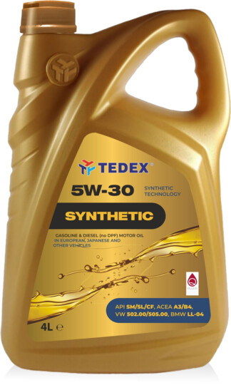Олива моторна TEDEX SYNTHETIC MOTOR OIL 5w30